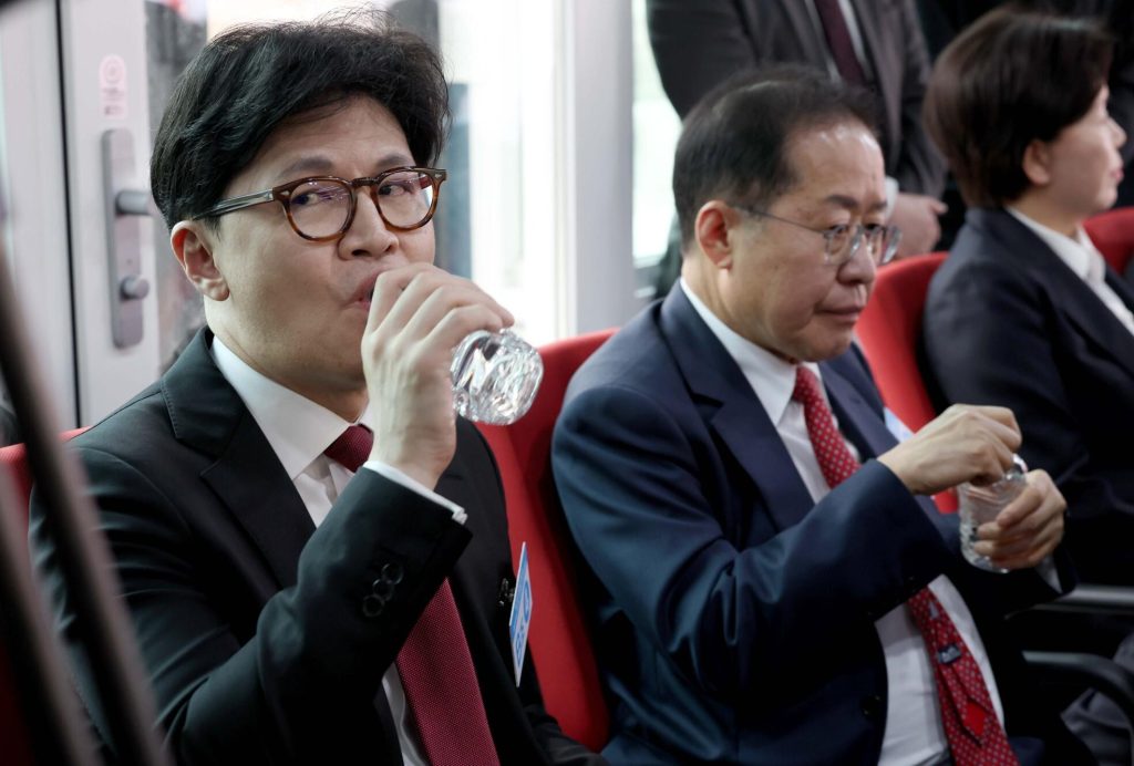 한동훈, 홍준표 후보가 대기중이다