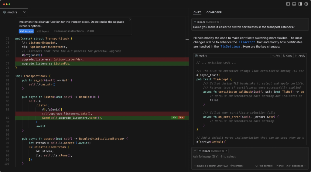 말로 코딩하는 커서 AI